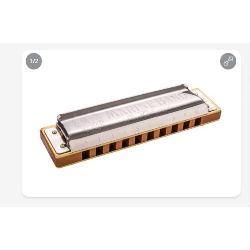 Hohner Marine Band Diatonic Harmonica Key of Eb Natural Minor, 1896BX-NMEb